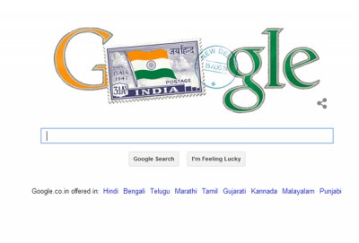 Google celebrate I-Day with doodle 